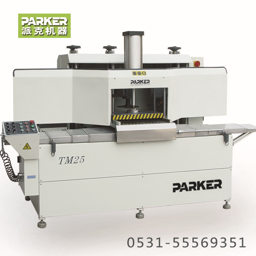 铝合金门窗加工多少钱一套 铝幕墙铣榫机厂家直供派克机器