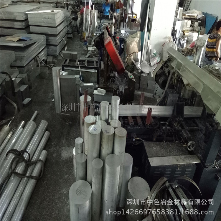 LY12特硬铝棒 批发AL7075-T651航空航天铝棒 铝合金板 铝管下料
