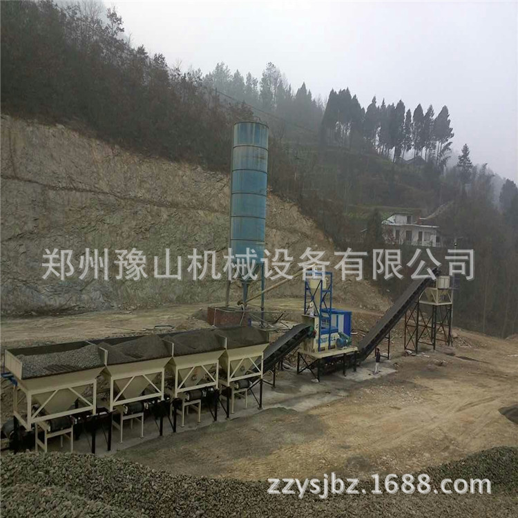 水稳拌合站设备 二灰拌合站 路基碎石拌合站
