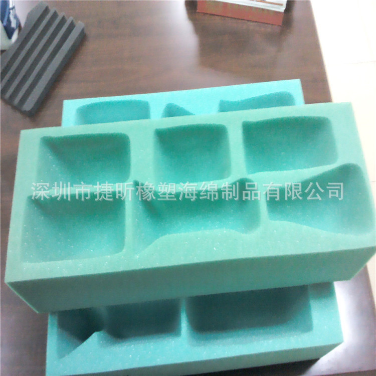 优质加工各种精密仪器包装海绵内胆 加工医疗刀具内托防护材料