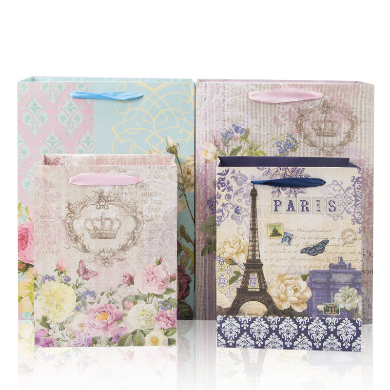 欧式皇冠礼品袋 精美礼物袋手提袋衣服手提袋创意纸袋批发定做