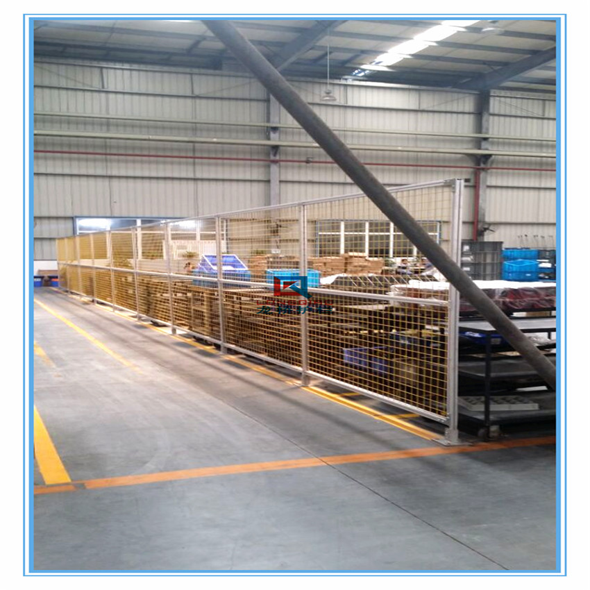 苏州铝合金隔离/苏州铝合金设备隔离网/龙桥护栏厂专业订制