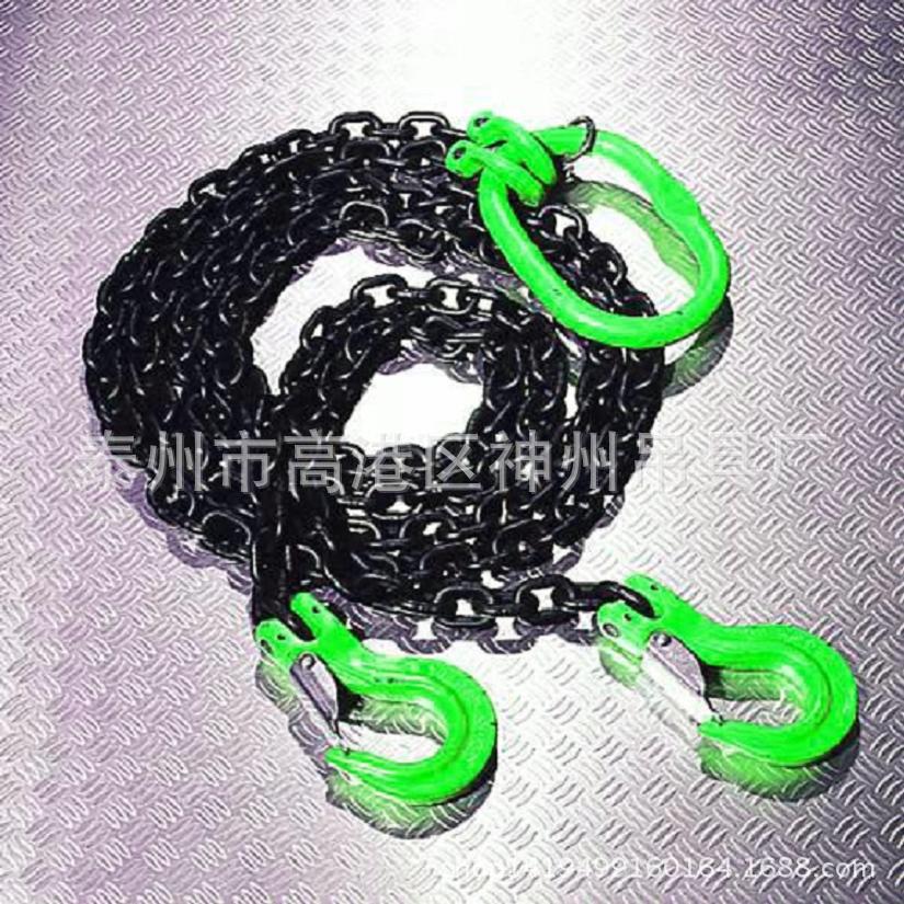 China SW202 Lifting Rigging Manufactor Direct selling length Sure customized Iron chain rigging