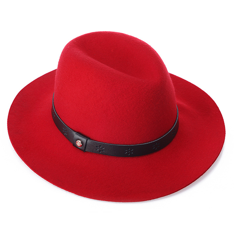 Sombrero Otoño e Invierno 2020 nueva moda europea y americana pura lana sombrero británico fuerza fábrica al por mayor entrega de una pieza