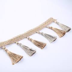 柯橋服裝家紡輔料花邊 新款流蘇吊球掛球批發HQ-21淘寶熱賣款