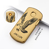 906 personalized creative metal windproof USB charging double -sided electric wire dot cigarette lighter lighter