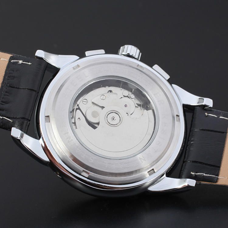 Forsining Mechanical Watch For Men With Calendar And Solar Power_voghion.com
