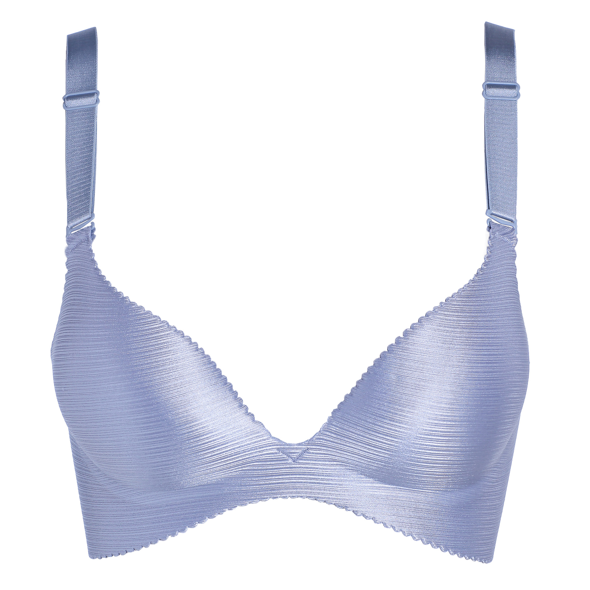 Solid color wireless bra