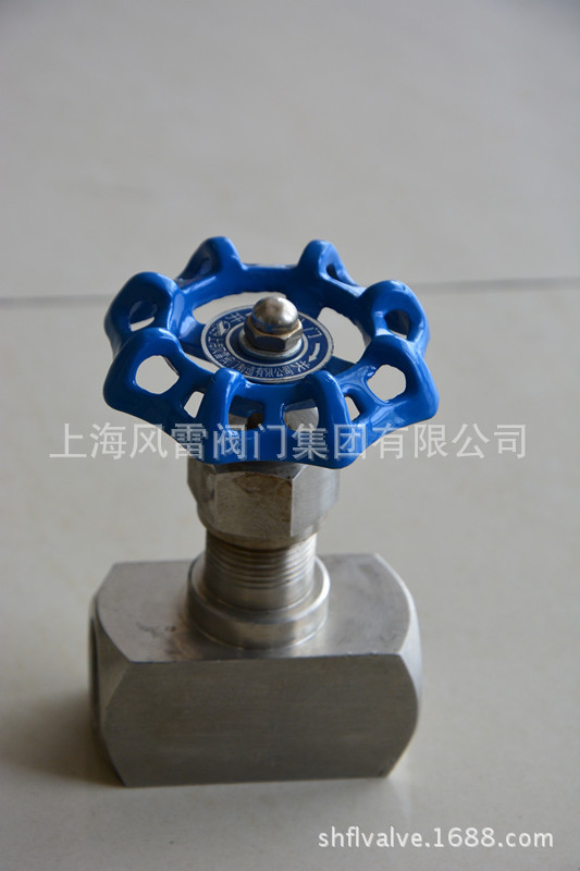 Shanghai Wind and thunder Needle valve J13W-160P Instrument valve Internal thread Globe valve Pressure gauge valve