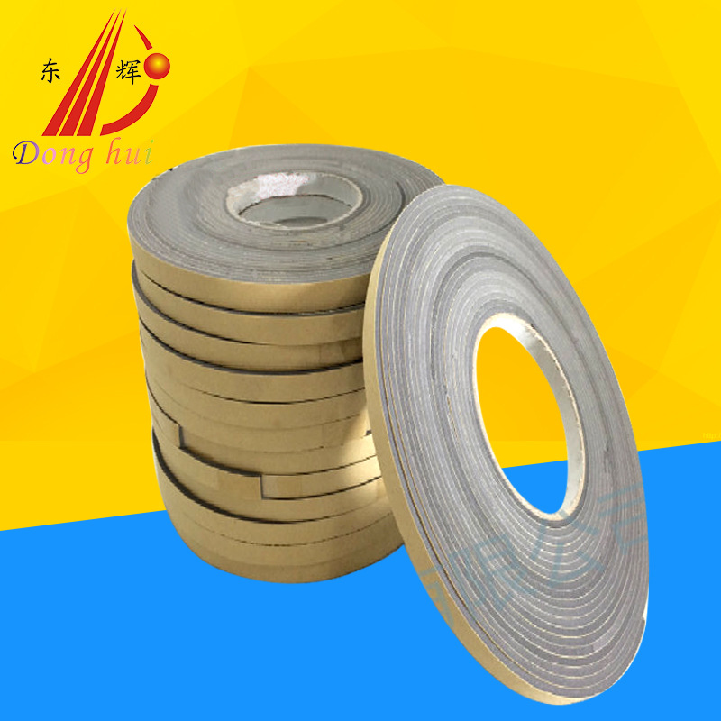 生产销售优质3mm黑单切片高发泡耐高温pe胶带 pe单面密封胶带