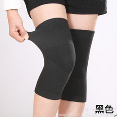 Factory direct selling mountaineering knee pads for warmth, cold protection, sports, knitted air-conditioned room, four-way elastic, bamboo charcoal knee pads