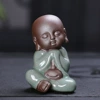 Ge Kiln Little Monk Tea Pet-Keeping the Precepts