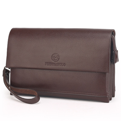factory wholesale brand man Handbag leisure time clutch bag High-capacity wallet Men's bag Soft surface Grab bag new pattern