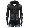 A man of foreign trade Hoodie fashion cardigan Baseball Shirt Size man coat sleeves