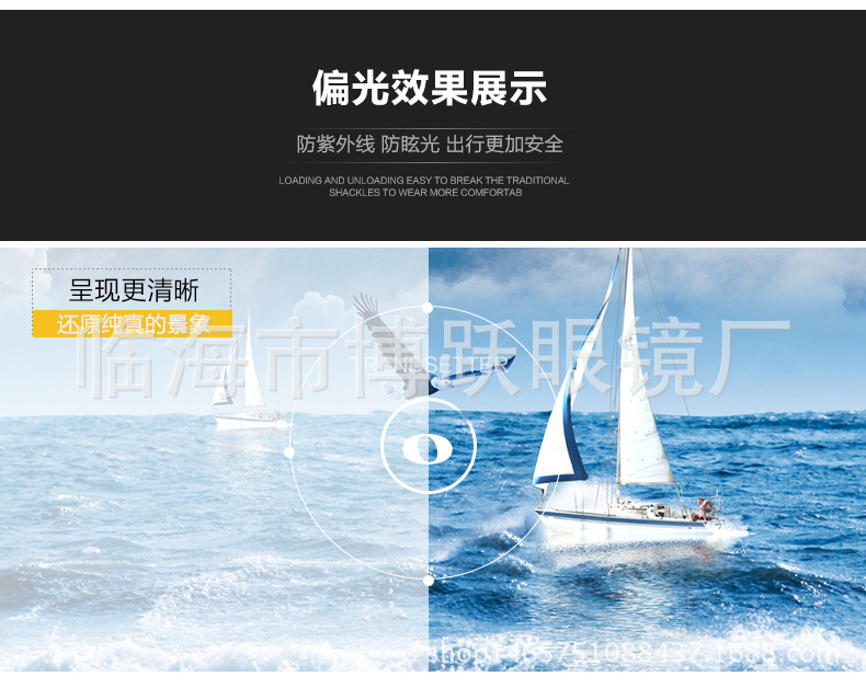 爆款廠傢直銷偏光太陽鏡夾片男女蛤蟆款夜視鏡 可上翻夾片墨鏡
