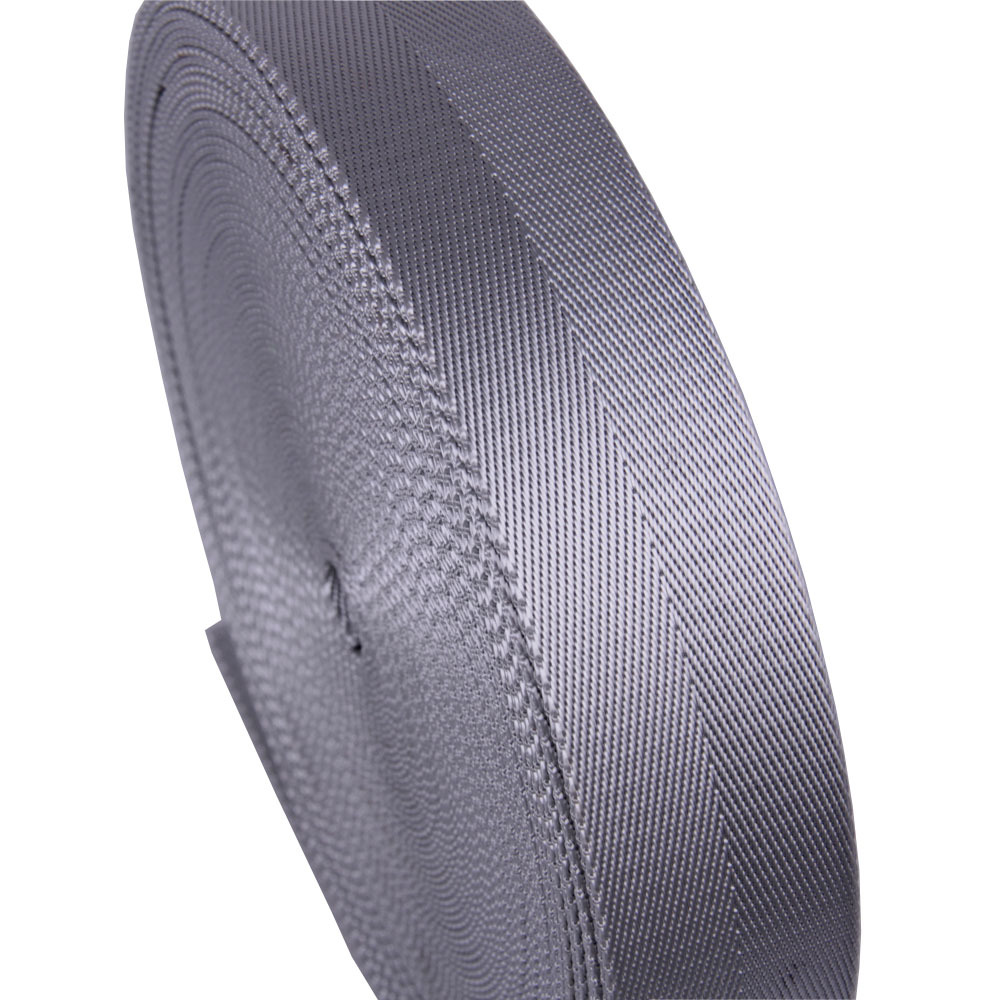 现货 2寸 3.8cm 32mm 银灰色 单人字 背包带肩带 仿尼龙织带