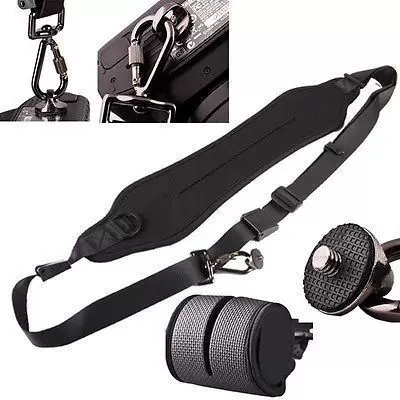 Camera, straps, suspenders