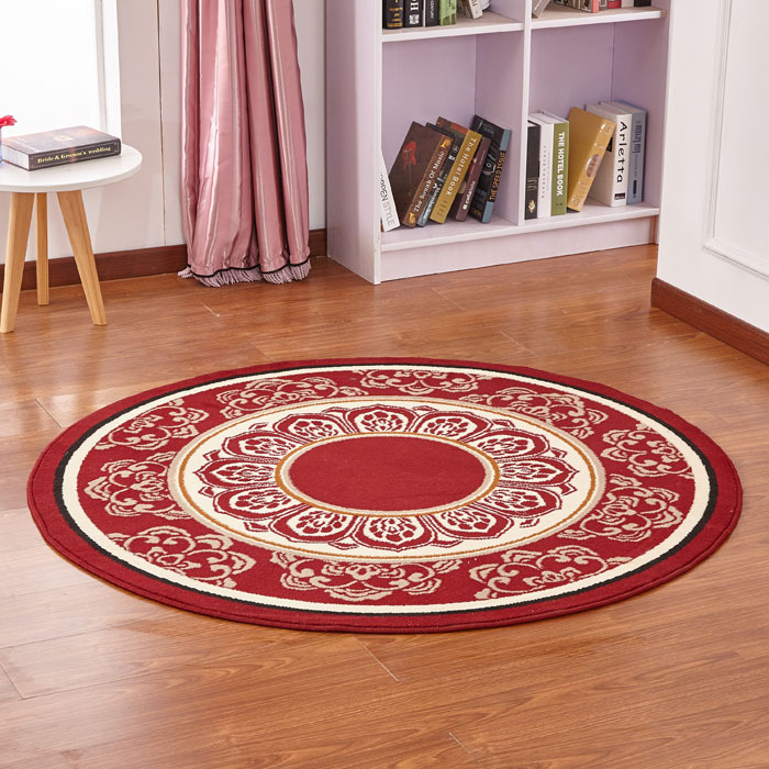 Ward carpet huade new pattern European style circular carpet table tea table balcony carpet Wicker chair Computer chair