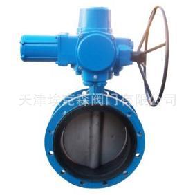 天津蝶阀-电动蝶阀-电动橡胶法兰蝶阀