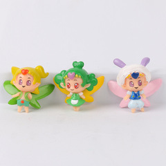 Angel Doll Action Figure Cartoon Children's Toy Plush Gacha Figure DIY Micro Landscape Ornament Gift Wholesale
