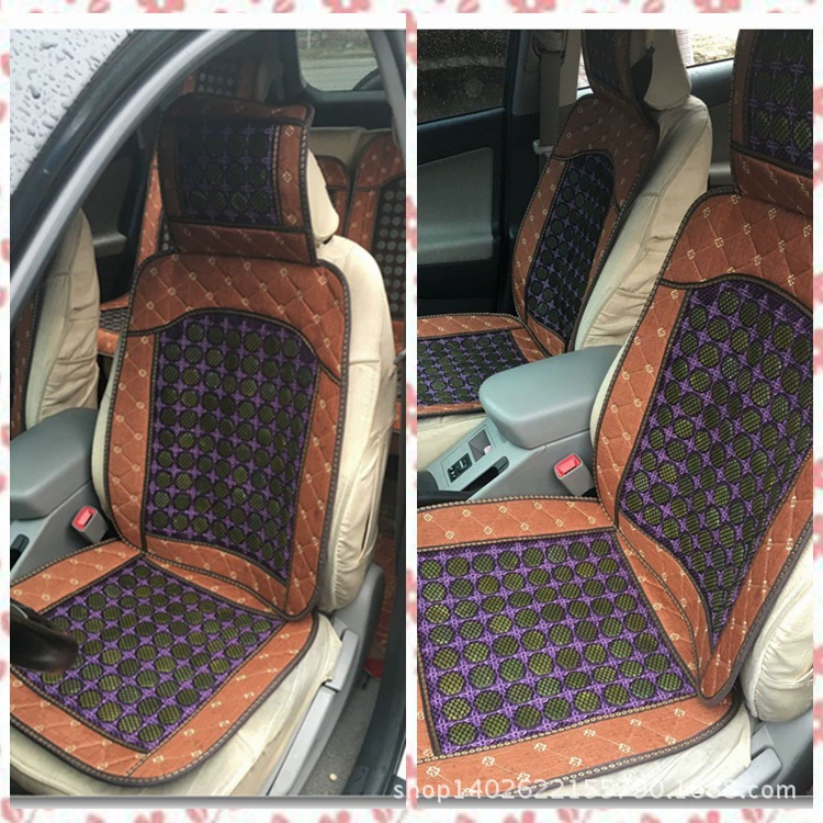 Натуральная Нефритовая Автомобильная подушка, летняя Прохладная Подушка, летняя цельная трехместная Универсальная автомобильная подушка оптом