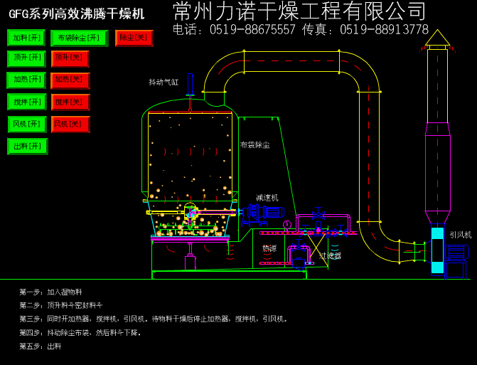 高效沸腾干燥机