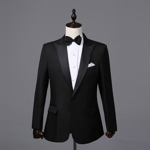 men's jazz dance suit blazers Men performance suit set graduation season realistic chorus group suit studio photo dress two sets in the West