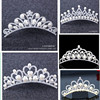 Hair accessory for bride for princess, crown heart shaped