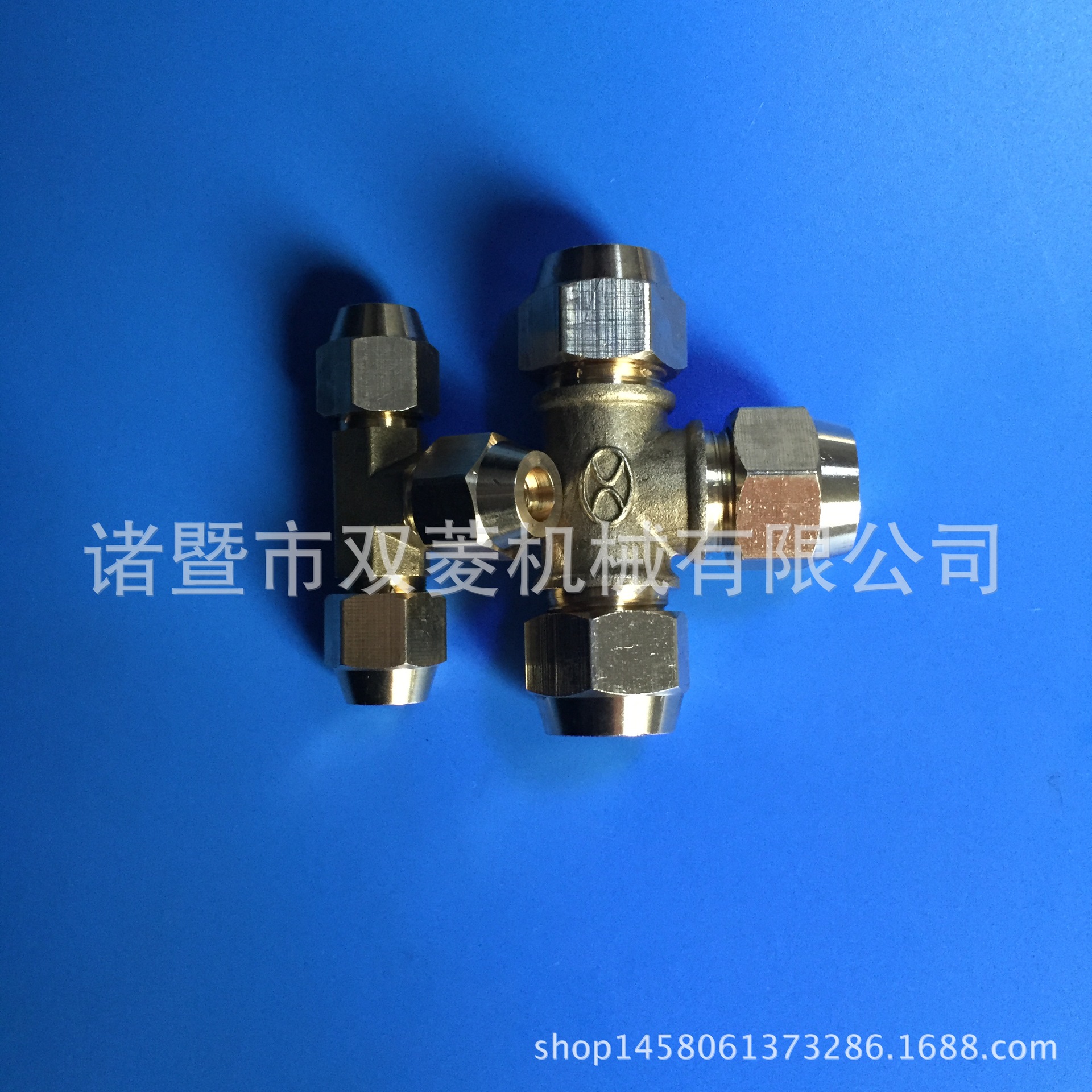 厂家供应 全铜扩口三通φ6 φ8 φ10 φ12