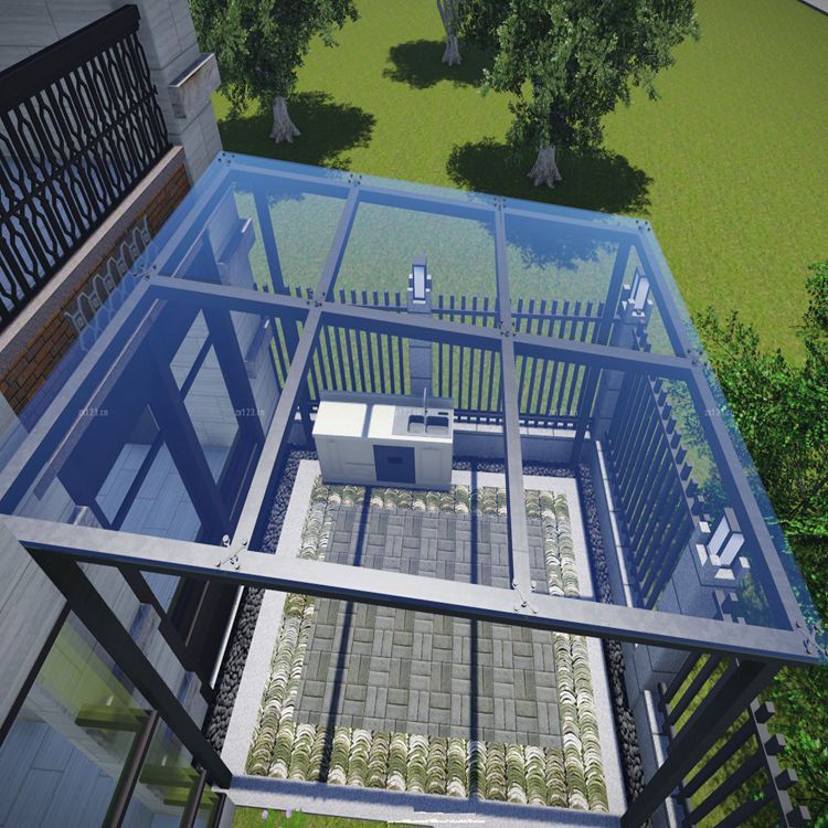 Dongguan glass manufacturer installs stainless steel tempered glass…