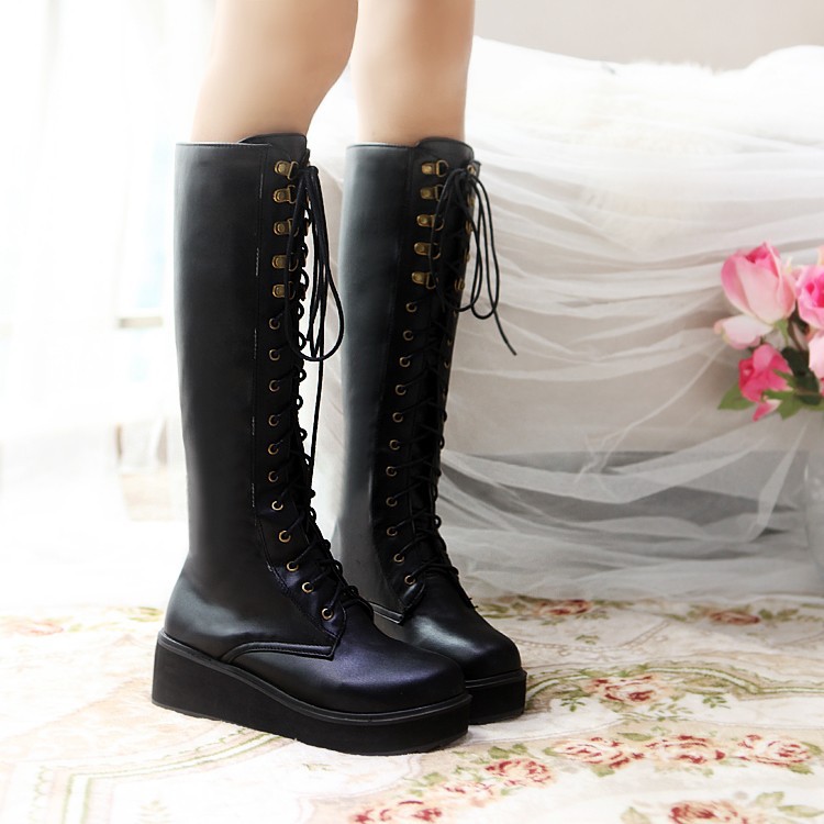 Bottes femme en PU artificiel - Ref 3355272 Image 8