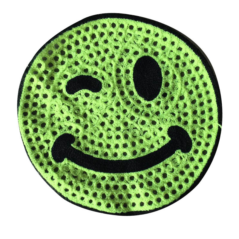 笑脸布贴补丁贴 刺绣图案贴 大号布贴 表情贴 电脑绣花 毛巾绣