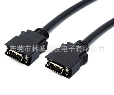 SCSI 14P Male To Male Cable裝配彈片式線纜線束