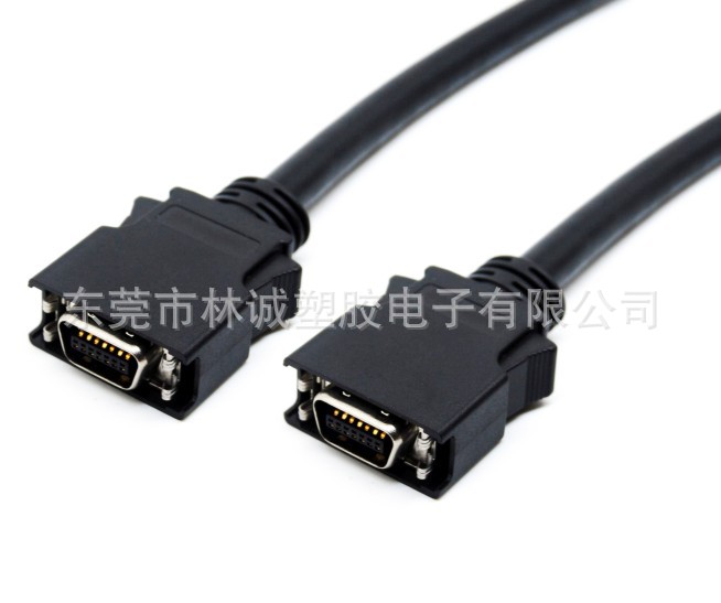 SCSI 14P Male To Male Cable Assembly Shrapnel Cable