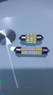 18smd汽車LED雙尖31 36 39 41mm超高亮閱讀燈牌照燈車內燈3014