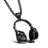 Fashionable headphones, pendant stainless steel, necklace, suitable for import, wholesale