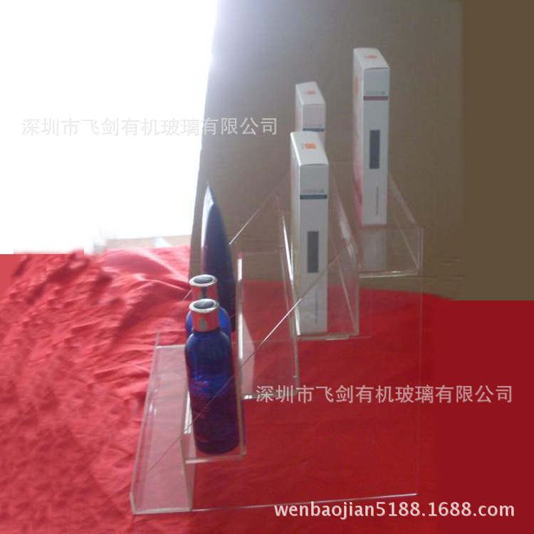 厂家制作亚克力洗化用品展示架亚克力护肤品面膜展示架化妆品收纳