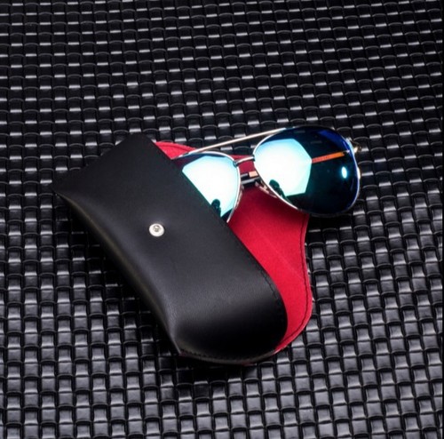 2016 upgraded version black high-end 3025 sunglasses case, pressure-resistant glasses case, 3026 sunglasses case universal