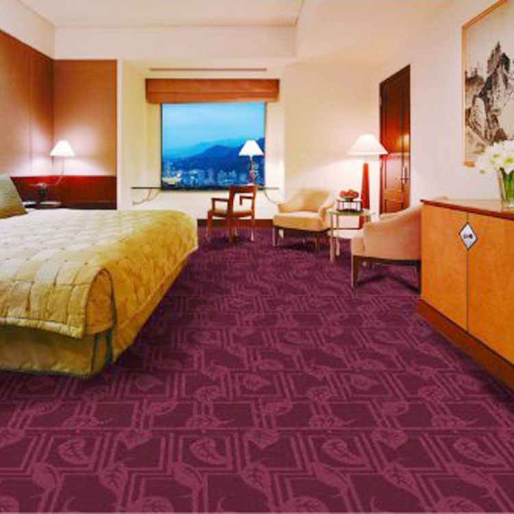 廣州8毫米丙綸加撚威爾頓地毯 酒店滿鋪工程地氈340X390批發定制