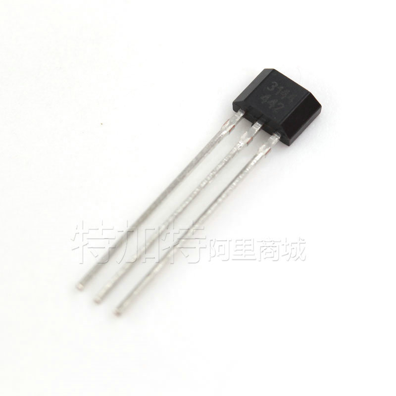 霍尔元件A3144E 3144 A1344EUA-T霍尔开关传感器 TO-92S插件-阿里巴巴