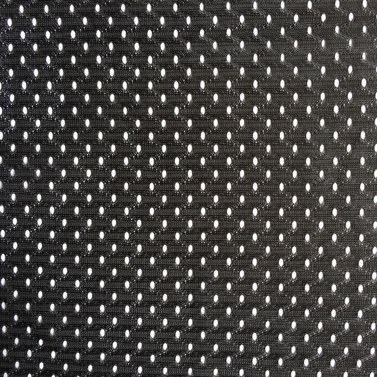 福建厂家批发100D低弹洞洞布 160克运动服装面料 吸湿透气网布