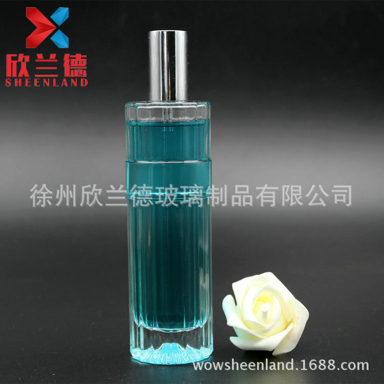 厂家直售 香水瓶 100ml玻璃香水玻璃瓶水晶料