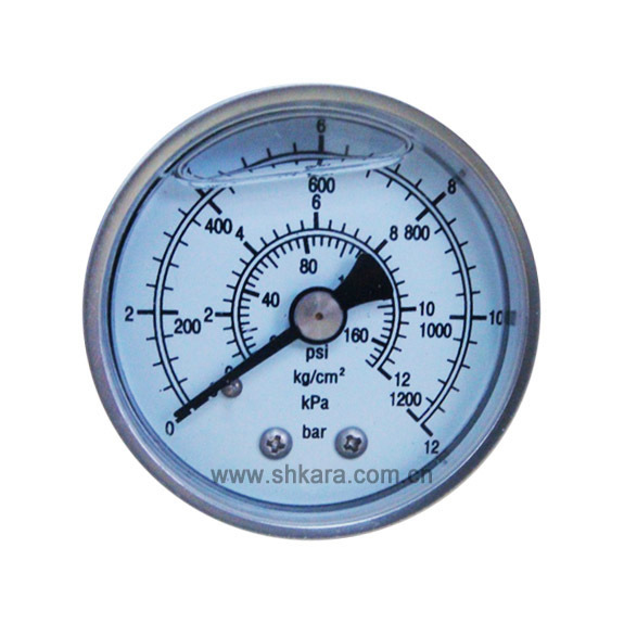 不锈钢压力表YN60BF 耐震油压水压气压液压真空表