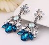 Summer capacious earrings, retro crystal earings, Korean style, European style