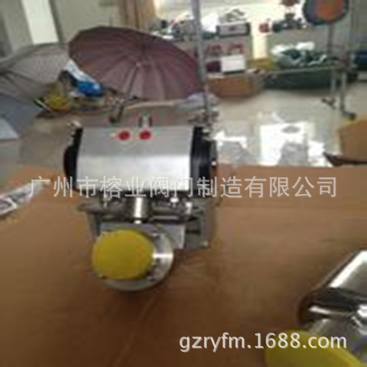 DK681F-16P气动快装蝶阀D7A1F46-16P卫生级QK681F-16P气控阀C-UTE