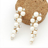 New pearl grape skewers inlaid diamond earrings Speedstorm model 2015 new earrings jewelry special price new batch