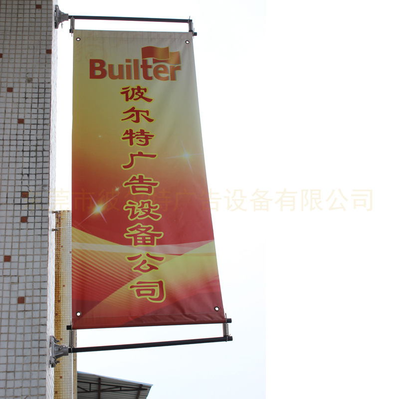 特诺斯高速路灯杆传媒广告横幅底座,高速路灯杆传媒广告道旗底座