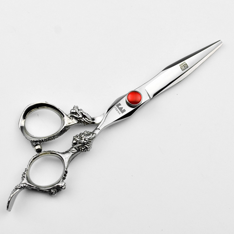 日本火匠美发剪刀 理发剪刀 平剪 牙剪 宝剑龙剪 刘海剪 6寸