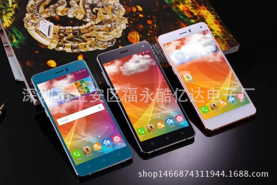 批发 M13智能手机 5.5寸屏四核3G安卓S6 6S M8 Note5新款外文手机