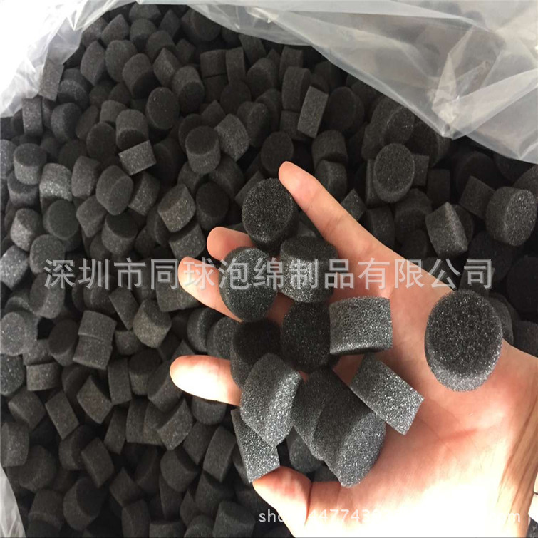 美甲圆柱形泡绵擦25MM渐变海绵美甲工具奶瓶吸嘴鞋油